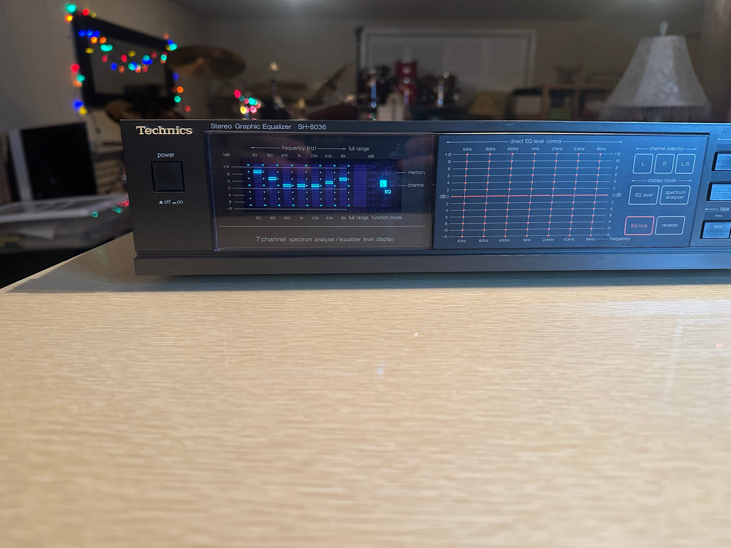 Vintage Technics SH-8036 7 Channel Graphic Equalizer Freshly Serviced Near Mint