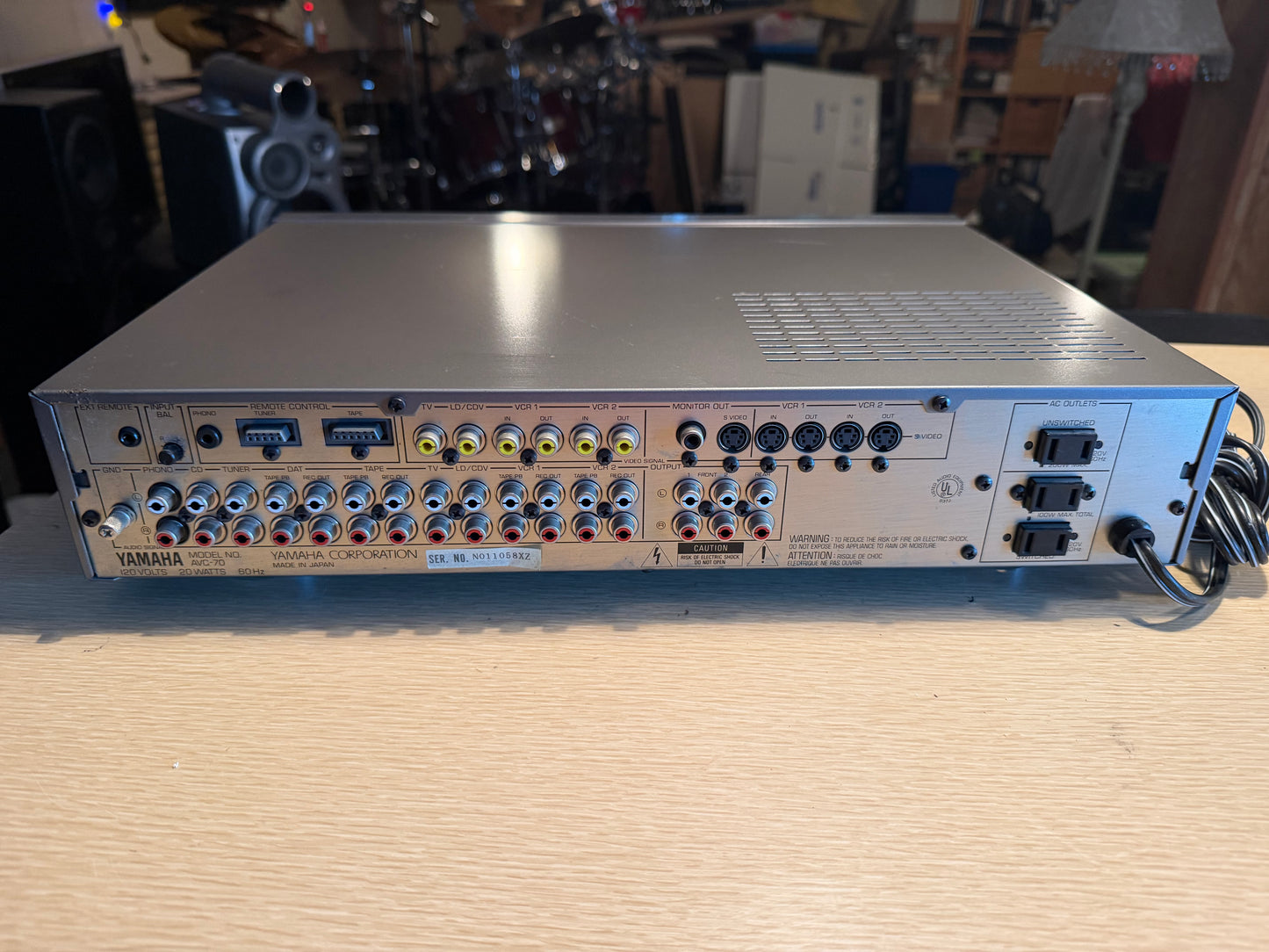 Yamaha AVC-70 Pre-Amp With Remote Control Excellent FRESHLY Serviced High End🎶