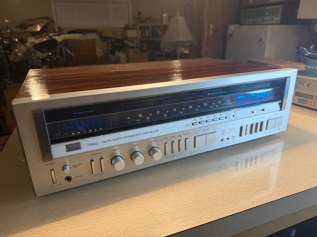 Sansui 7900Z Am/Fm Quartz Stereo Receiver 100WPC Monster Freshly Serviced Beauty