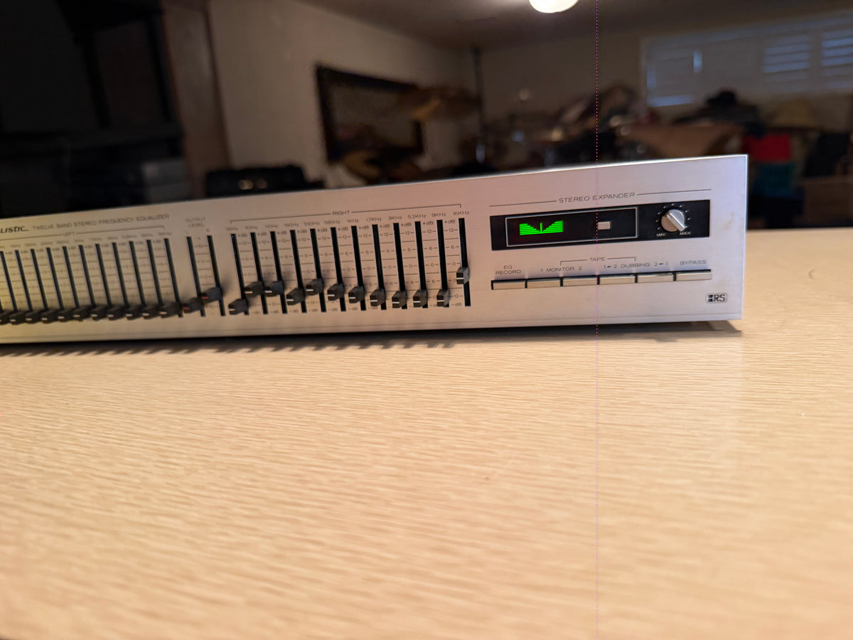 Vintage Realistic 31-2009 Twelve-Band Stereo Frequency Equalizer Stereo Serviced