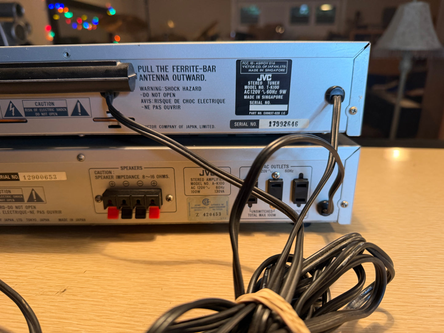 JVC K‑100 + T‑K100 Matching Components | Serviced | Clean | Working