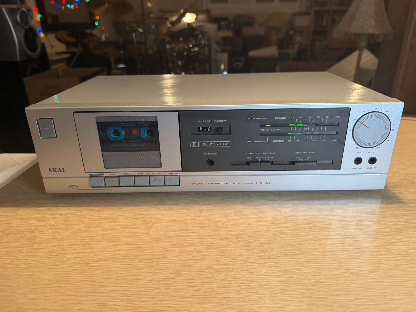 Akai HX-A1 Stereo Cassette Deck player recorder FRESH SERVICING WORKS GREAT🎶🔥