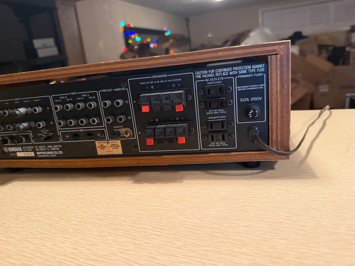Vintage Mid 1970s Yamaha CA-800 Integrated Stereo Amplifier Pro Service N Mint🔥