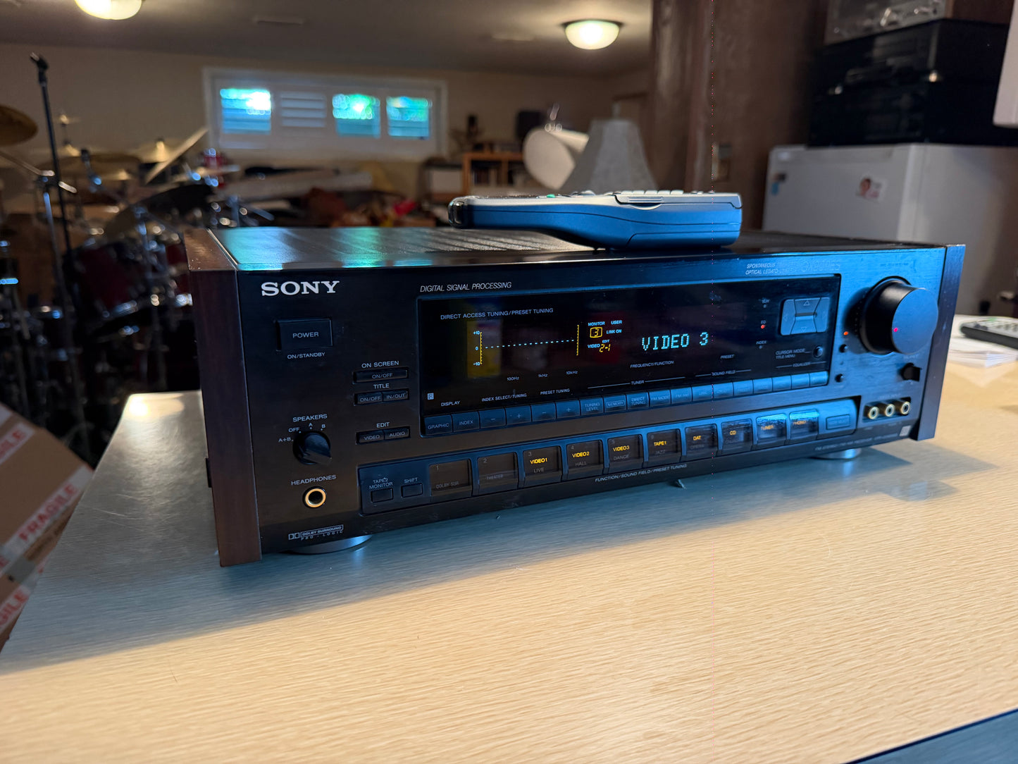 Sony STR-GX909ES Vintage FM Stereo Receiver Fresh Service Mint Remote Bundle🔥🎶