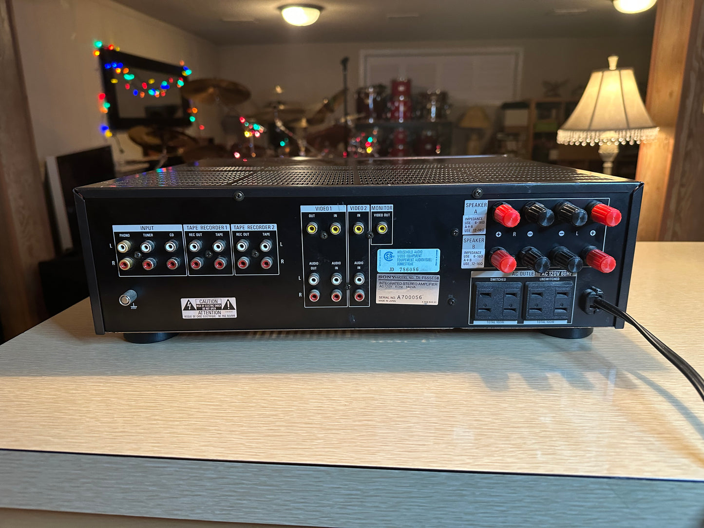 Vintage Sony TA-F555ES II Integrated Stereo Amplifier PRO SERVICED Very Rare 🔥