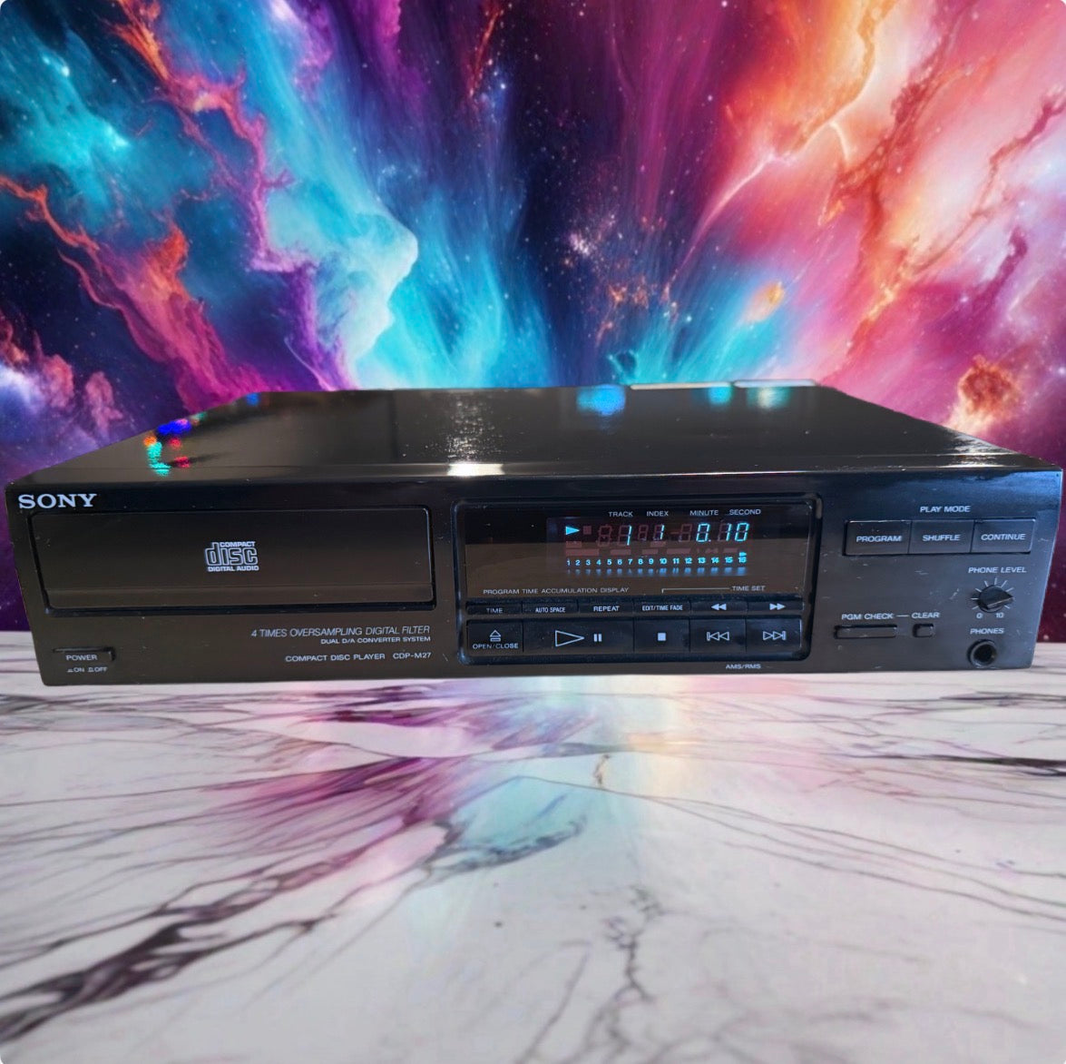 Sony CDP-M27 Compact Disc Player 4 times oversampling *Refurbished* Like NEW