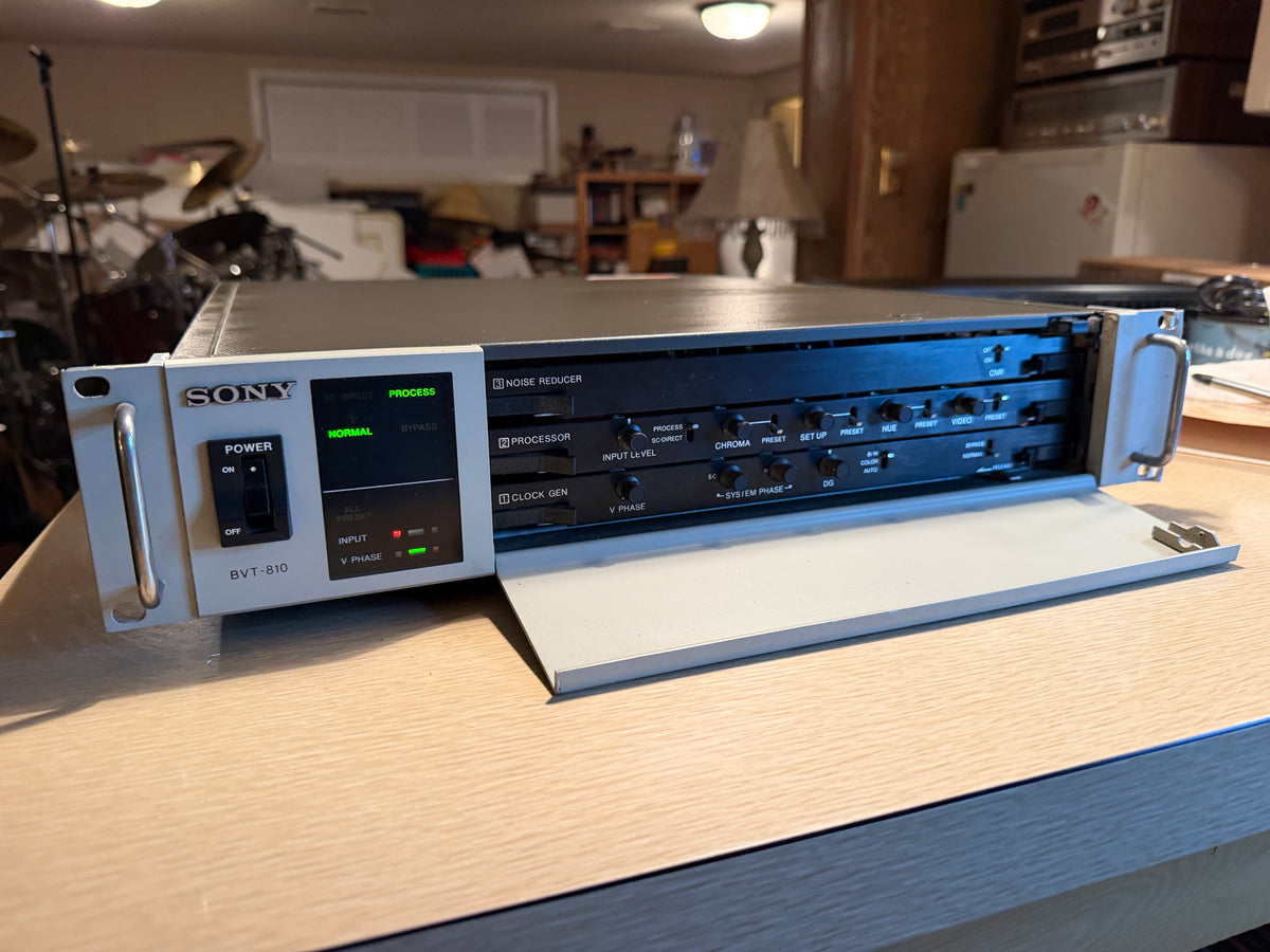 Sony BVT-810 Professional Time Base Corrector TBC U-matic Broadcast Fully Works!