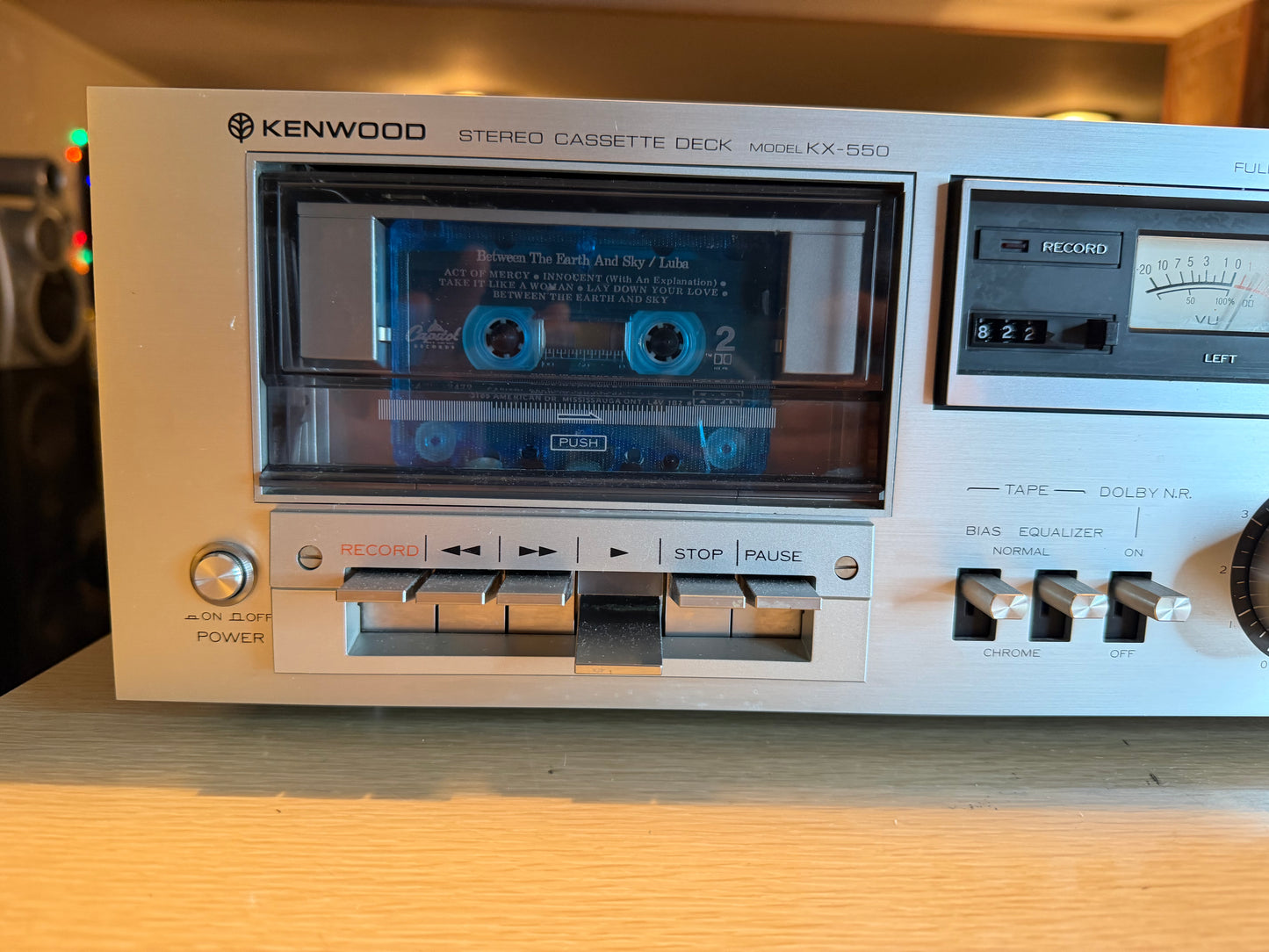 Vintage Kenwood Stereo Cassette Deck (Model KX-550) FULL FRESH SERVICING V RARE!