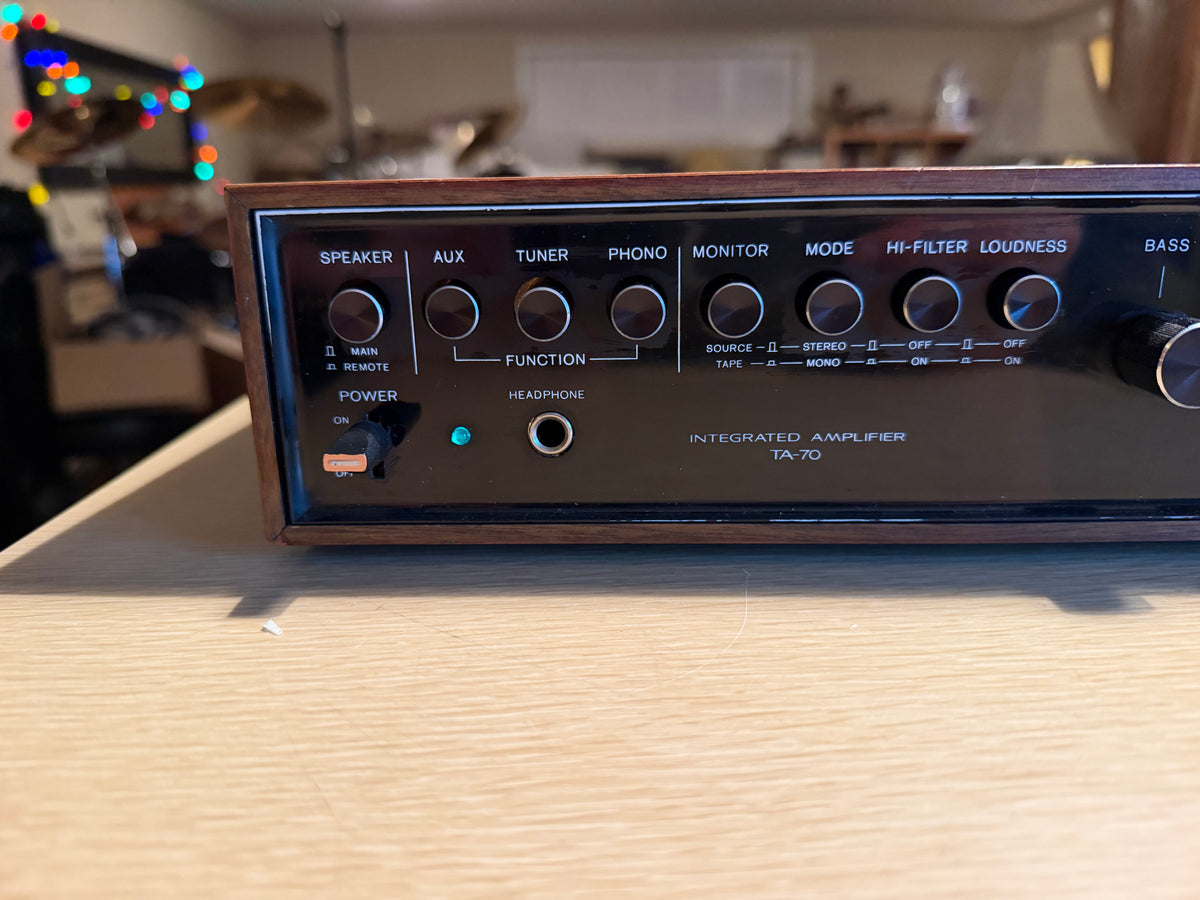 Vintage Classic SONY TA-70 Amplifier 1972 Japan Beautiful Build Freshly Serviced