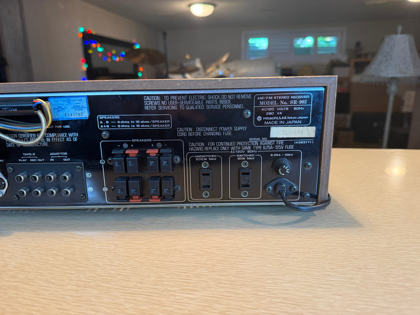 Hitachi SR-903 75WPC Stereo Receiver Amplifier Freshly Serviced Near Mint CND🔥