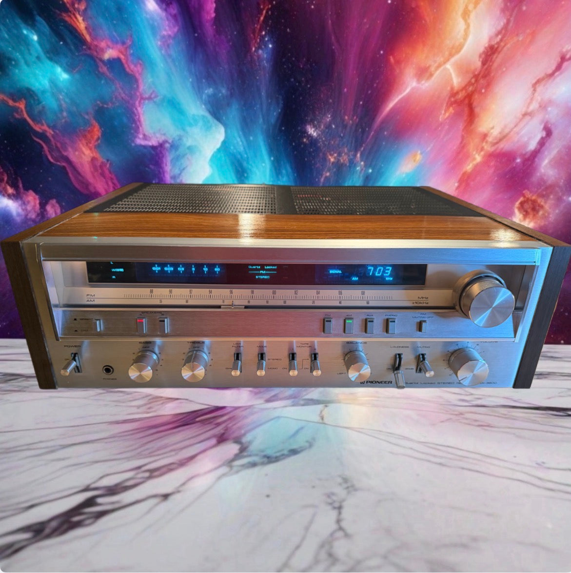 Vintage Pioneer SX-3800 Receiver Amplifier Near Mint FRESH Servicing Recapped🎶