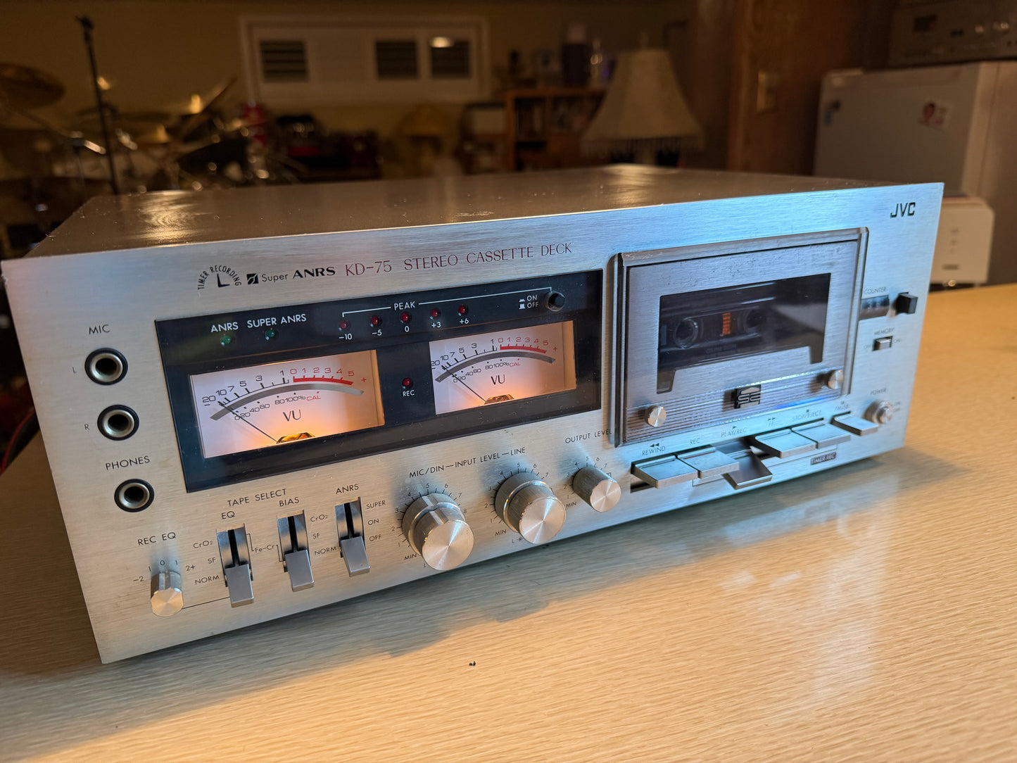 Vintage JVC KD-75 Stereo Cassette Tape Deck 1970s Made in Japan Fresh Service 🎶