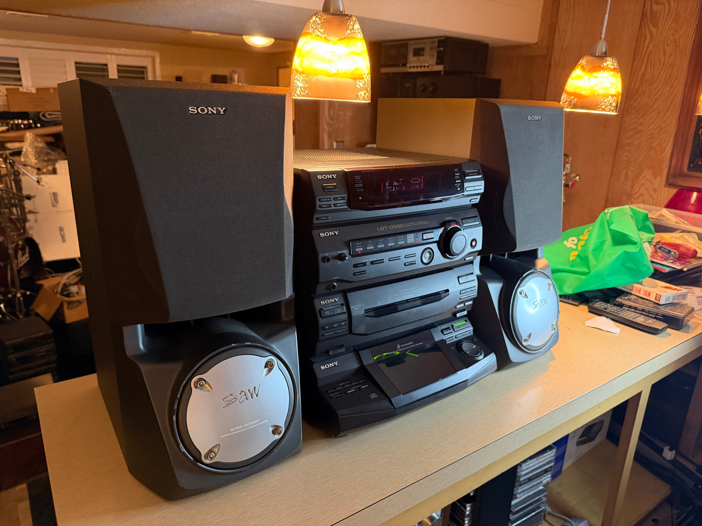 Vintage Sony LBT-D590 Model HCD-D590 Stereo System Tested Fully Functional 🔥