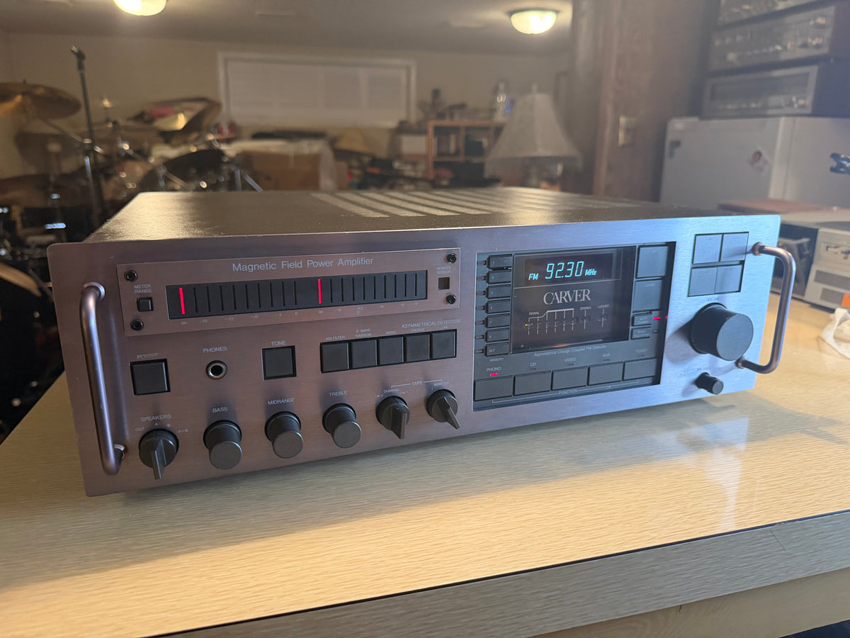 Carver MXR-2000 Stereo Receiver FRESH Pro Service Flagship Carver 200WPC Amp🔥🎶