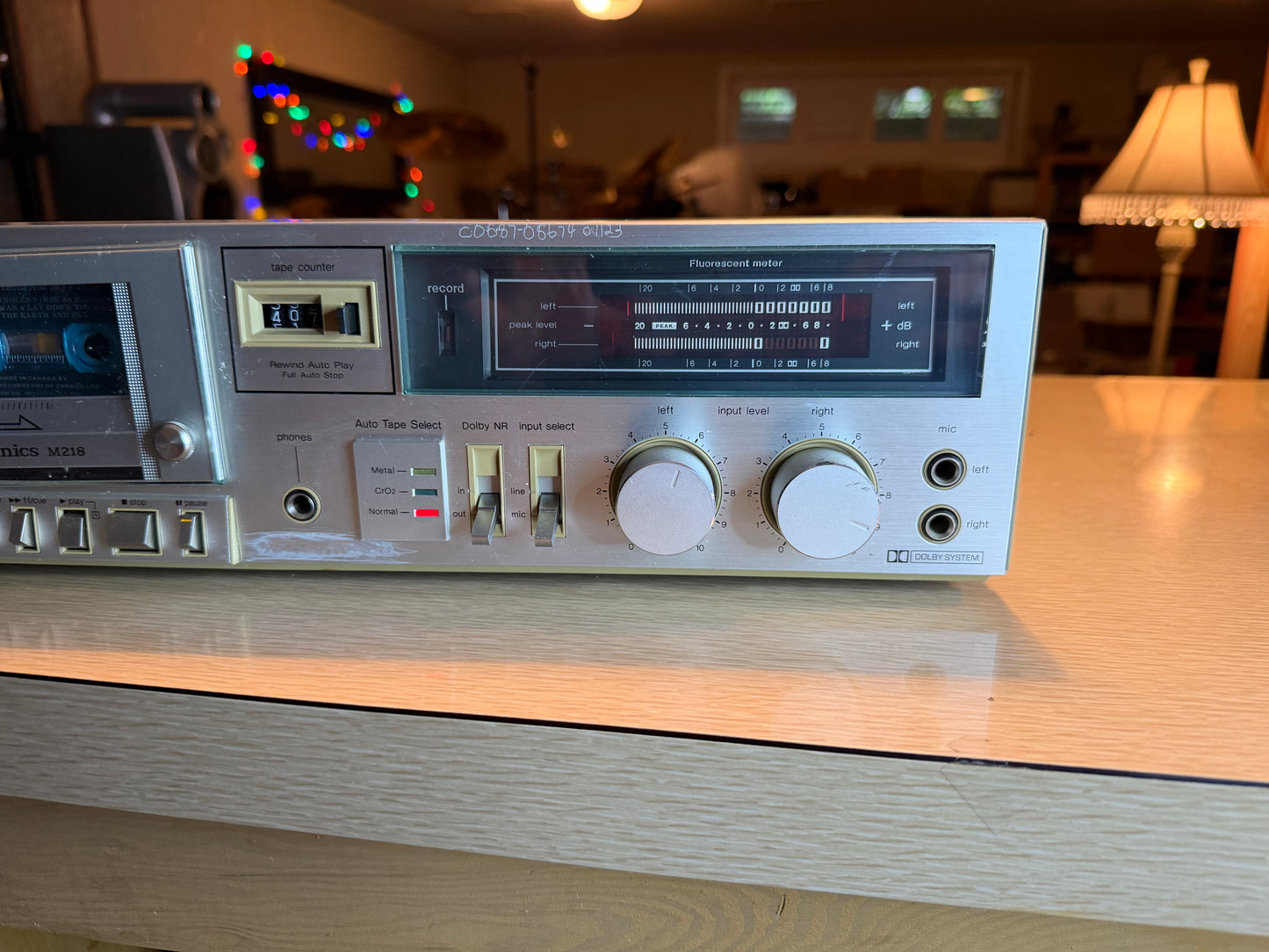 Technics RS-M218 Cassette Tape Deck Player  (SERVICED) High Fidelity Rare🎶🔥