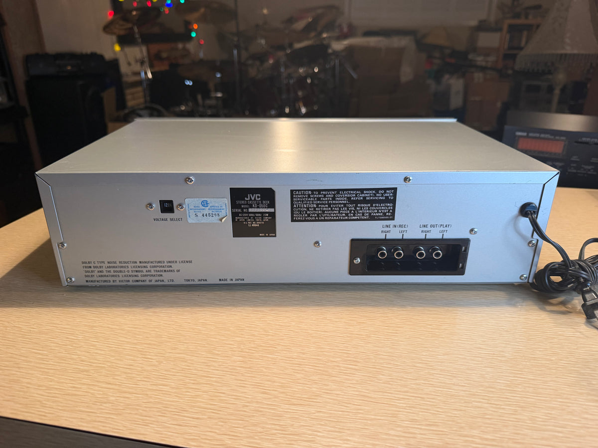JVC KD-D50 vintage Hi-Fi cassette deck 1981 5 band Graphic Equalizer Serviced🎶