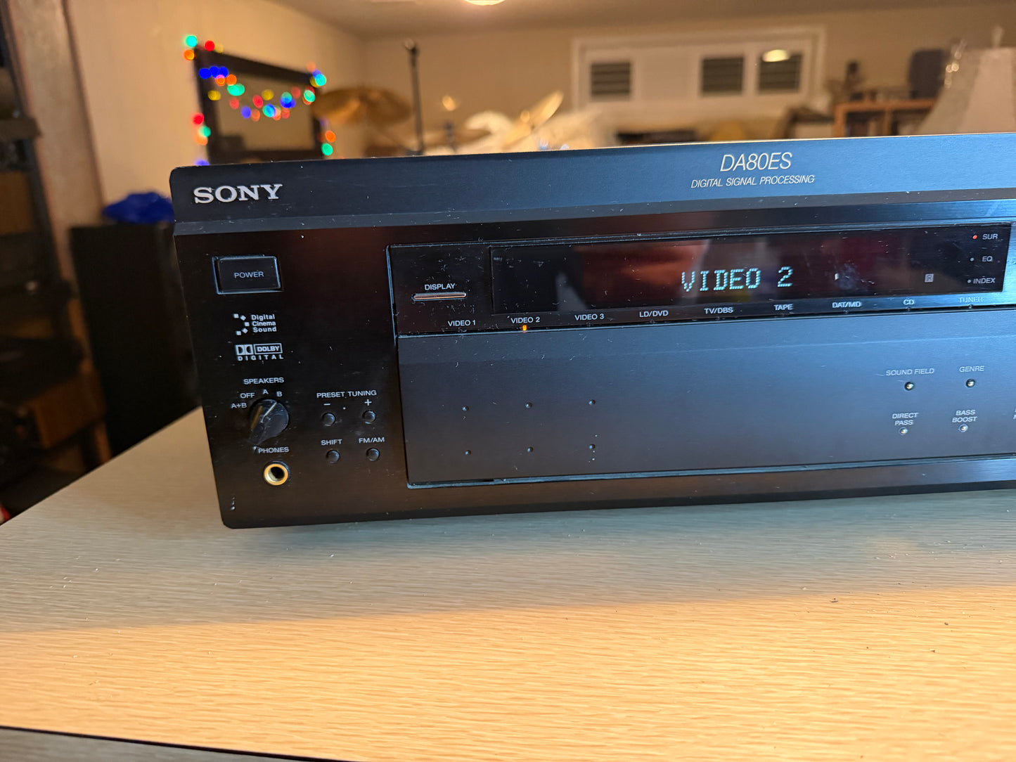 Sony STR-DA80ES 5.2 Channel AV Receiver FM AM Home Theater Fully Tested+Cleaned (Copy)