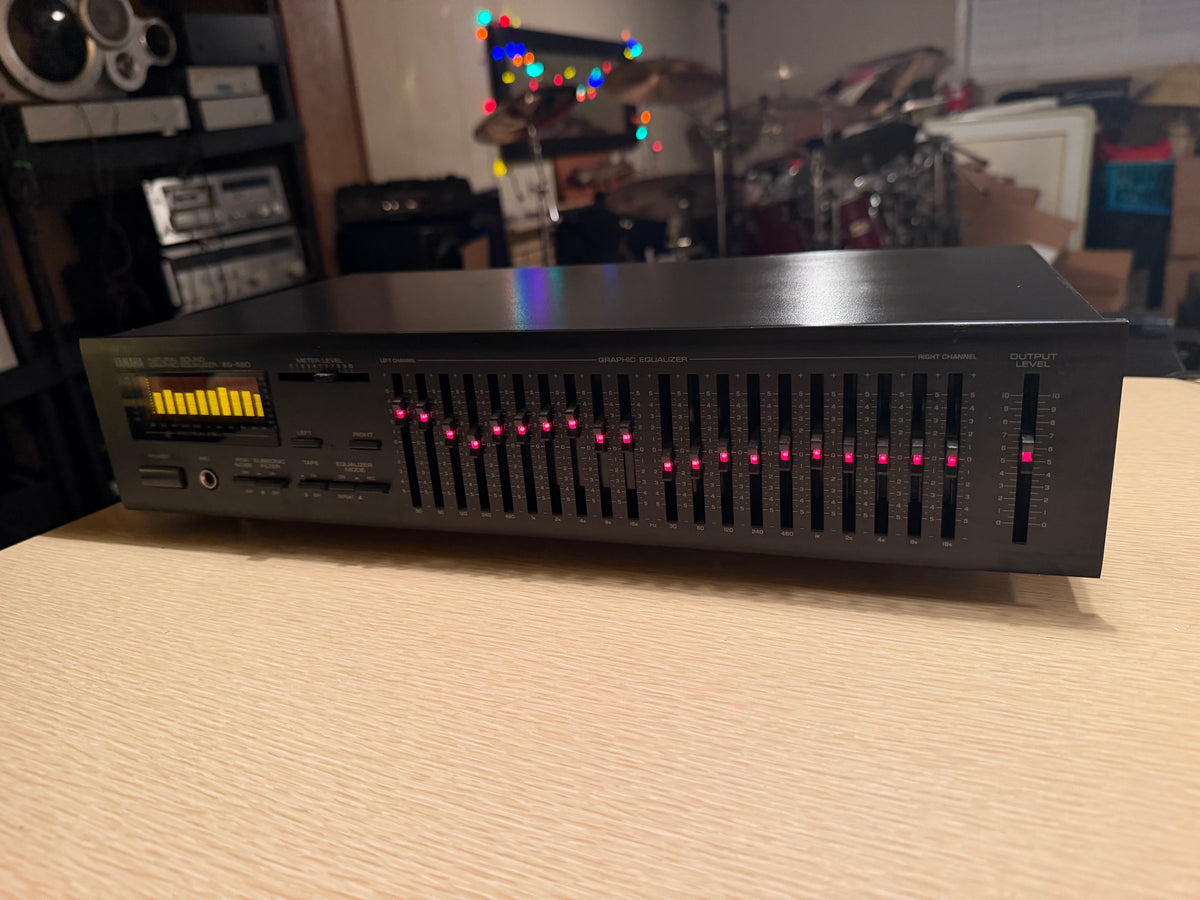 Vintage Yamaha EQ-550 Graphic Equalizer Natural Sound Japan - Fresh Service 🔥🎶