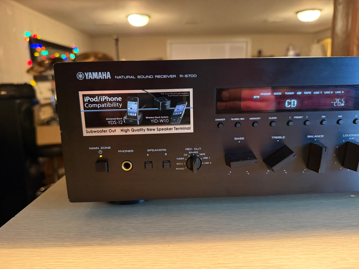 Yamaha R-S700 Natural Sound Stereo Receiver 100WPC With Remote Bundle Serviced🎶