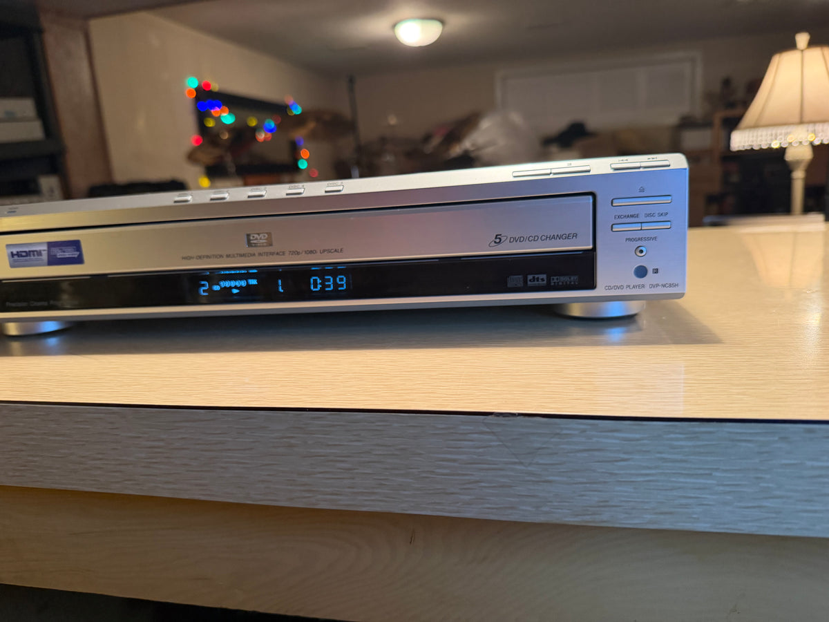 Sony DVP-NC85H HDMI 5-Disc DVD/CD Changer Player w/Remote Serviced Beauty🎶🔥