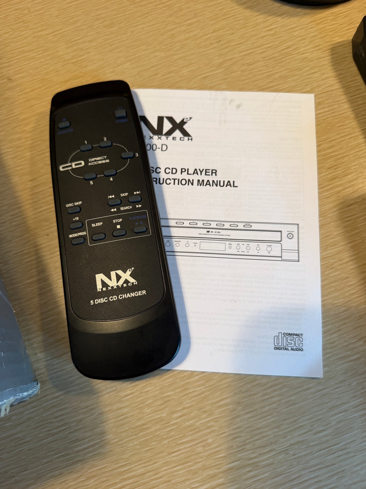 Nexxtech NX N500D 5 Disc CD Changer high fidelity MINT Open box rare V Rare!
