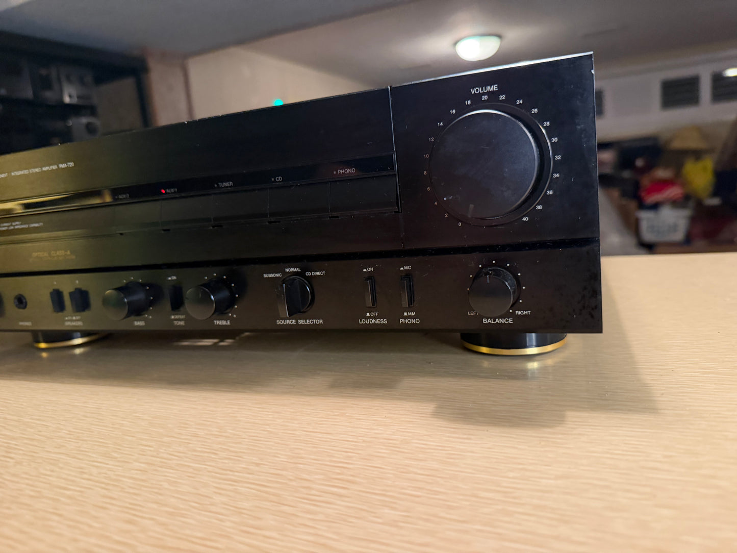 DENON PMA-720 Stereo Amplifier Optical class A Tested Works Great Good Power🎶🔥