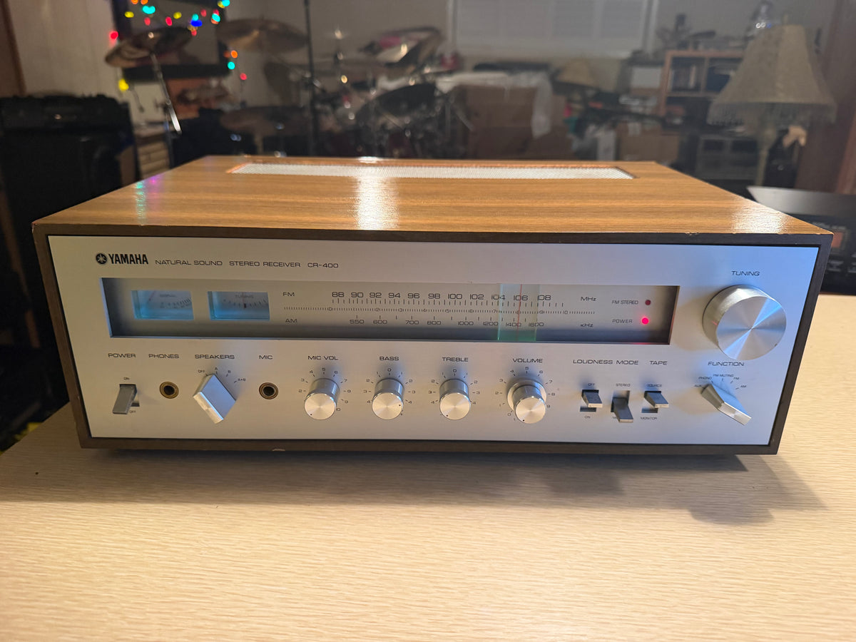 Vintage Yamaha CR-400 Natural Sound Receiver-Pristine Condition Fresh Service🎶