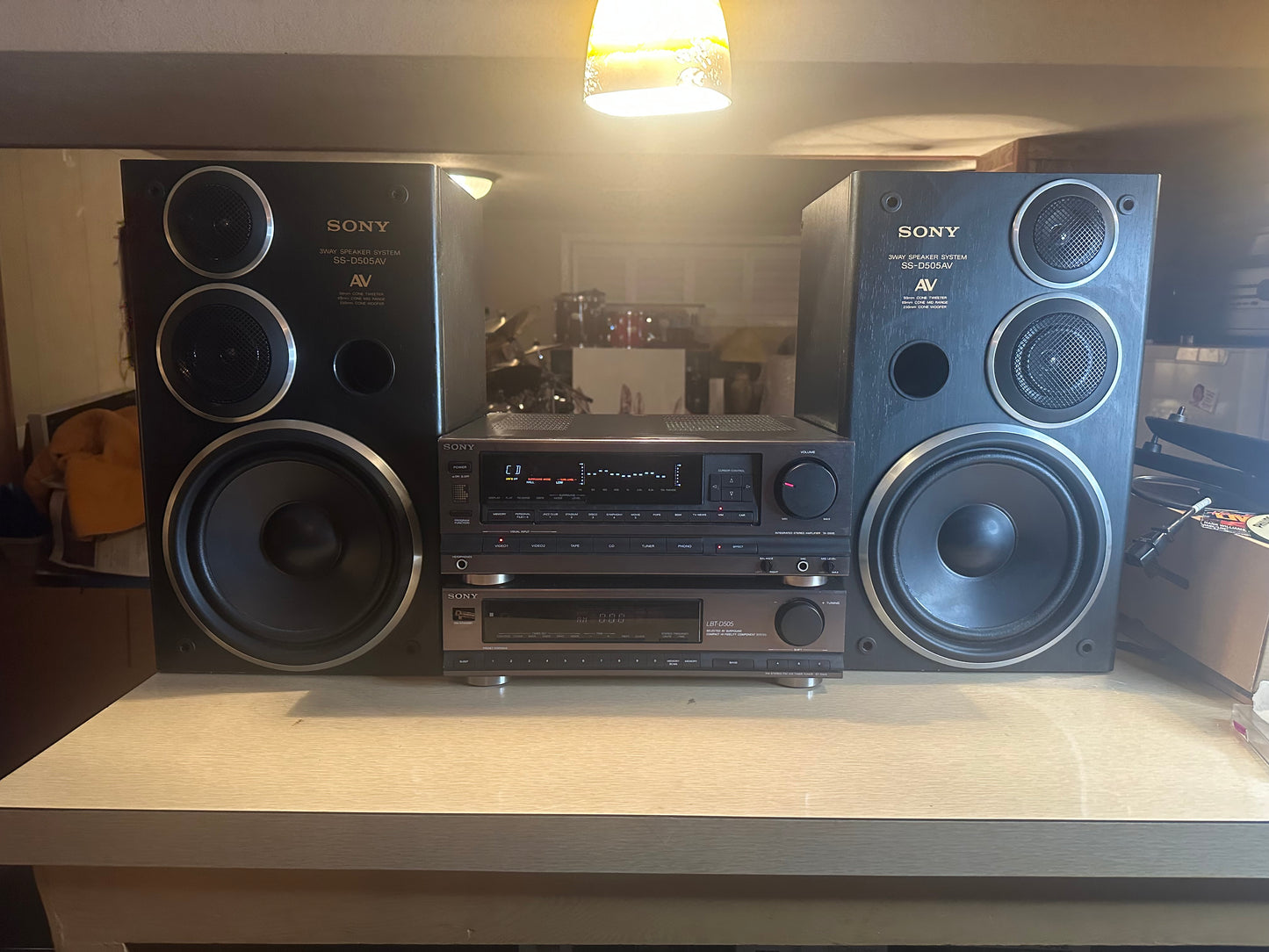 Sony LBT-D505 Stereo Stack System HiFi Separates Speakers Working Amp+Tuner+SPKS