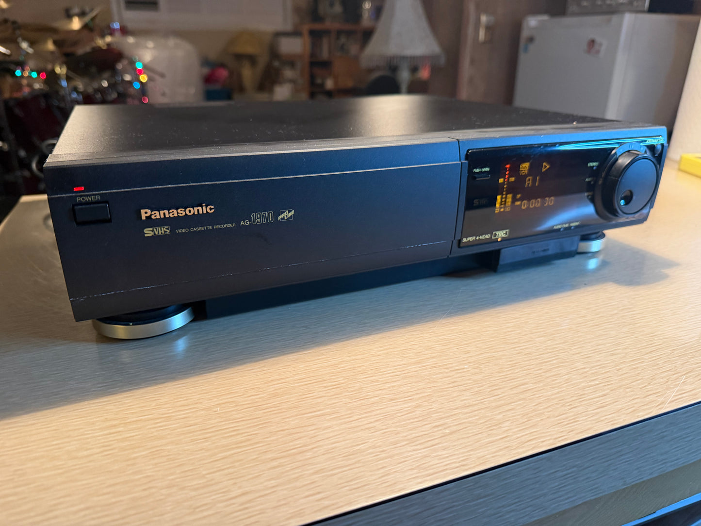 Panasonic AG-1970P AG-1970 VHS SVHS Super Player Deck PRO Editing TBC VCR Tested
