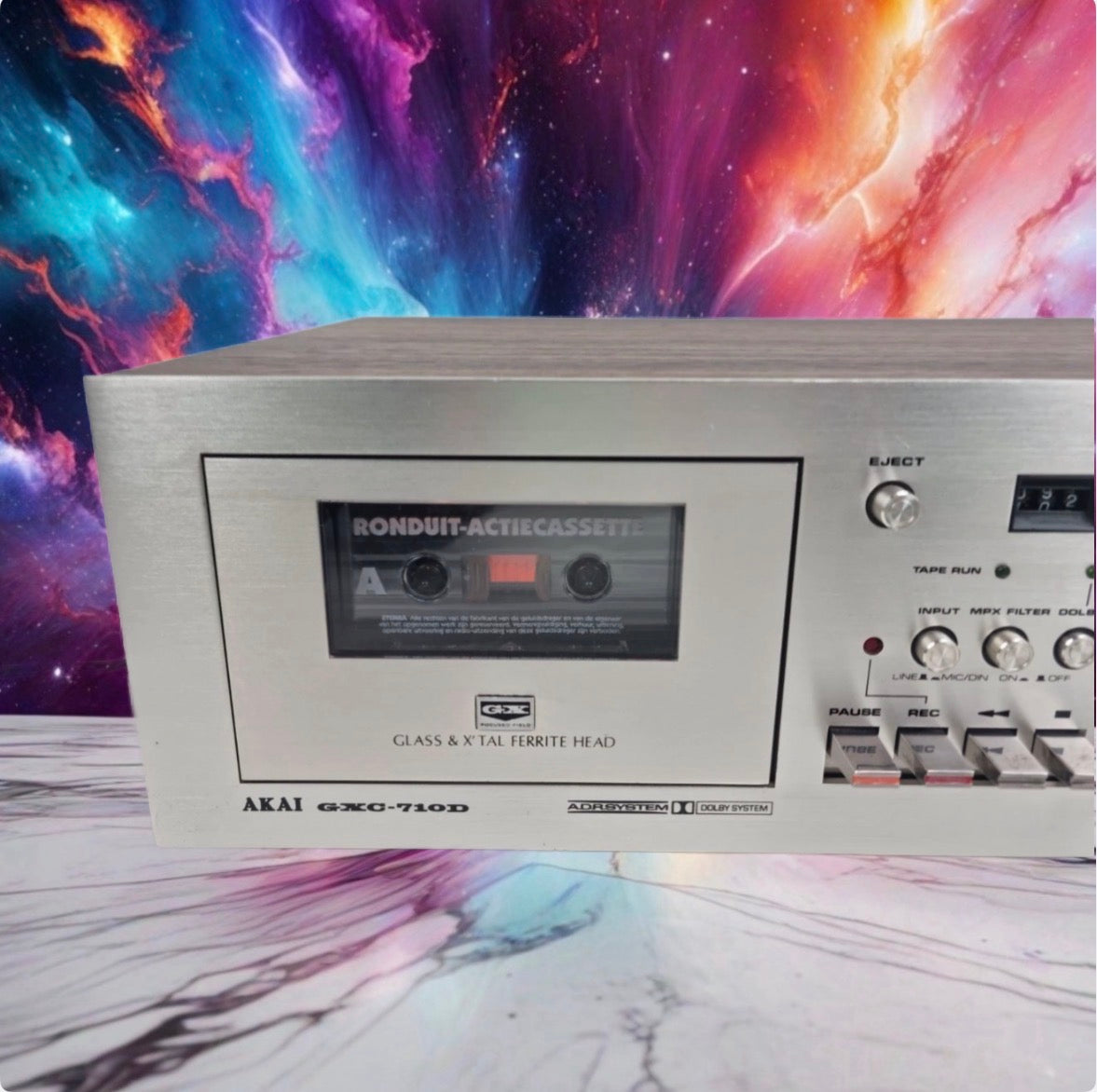 Akai GXC-710D Cassette Stereo Tape Deck - Full FRESH Servicing Rack Mount V Rare
