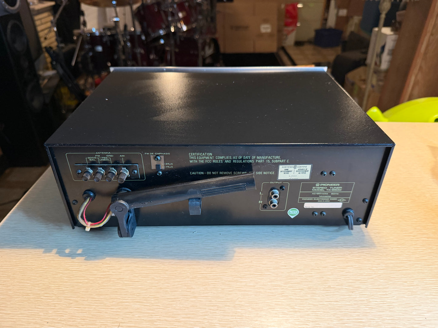 Vintage Pioneer TX-6500 ~ AM/FM Stereo Tuner- LED UPGRADE SERVICED NEAR MINT🔥