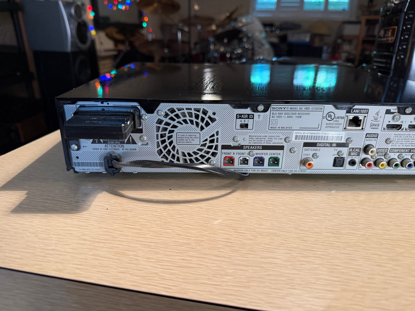 Rare Sony BDV-IZ1000W 3D Blu-Ray/DVD/SACD Home Theatre Tested Complete System🔥