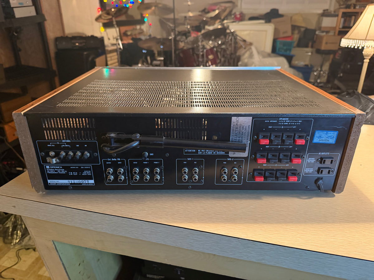Optonica SA-5151 Vintage AM/FM Stereo Receiver MONSTER Serviced Sharp 85WPC🔥🎶