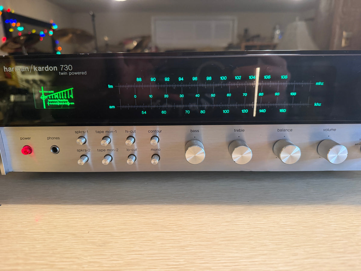 Harman Kardon 730 Twin Powered Stereo Receiver Vintage Fresh Pro Service Beauty!