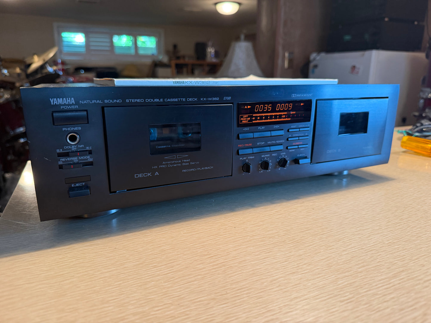 Yamaha Natural Sound Stereo Double Cassette Deck  KX-W362 Fresh Servicing Manual