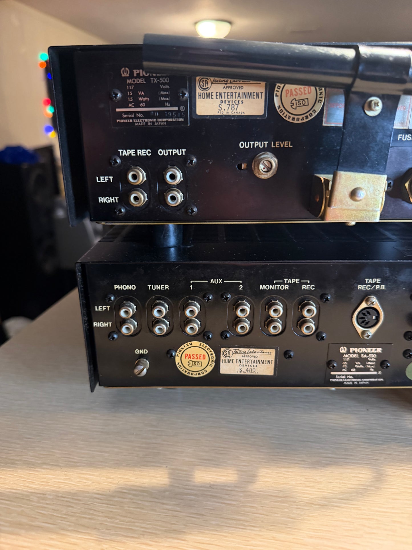 Pioneer SA-500 & TX-500 Amplifier & Tuner Silver Freshly Serviced Near Mint🎶