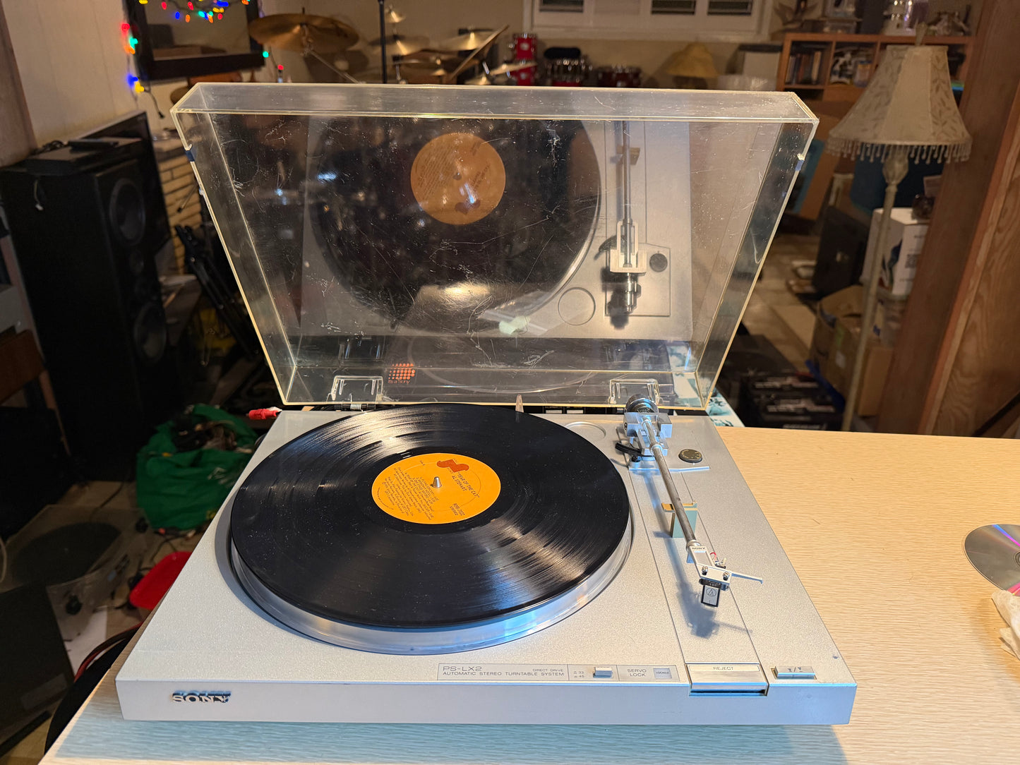 Vintage Sony PS-LX2 Direct Drive Turntable W/ Nice Premier Cartridge SERVICED🎶