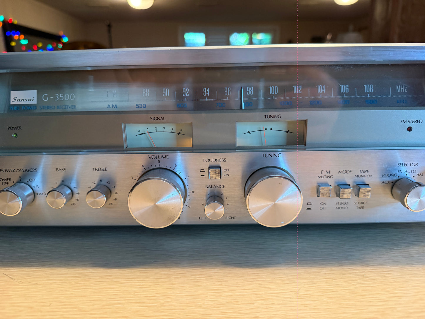 Sansui G-3500 Pure Power Stereo Amplifier Excellent Condition Fresh Pro Service!