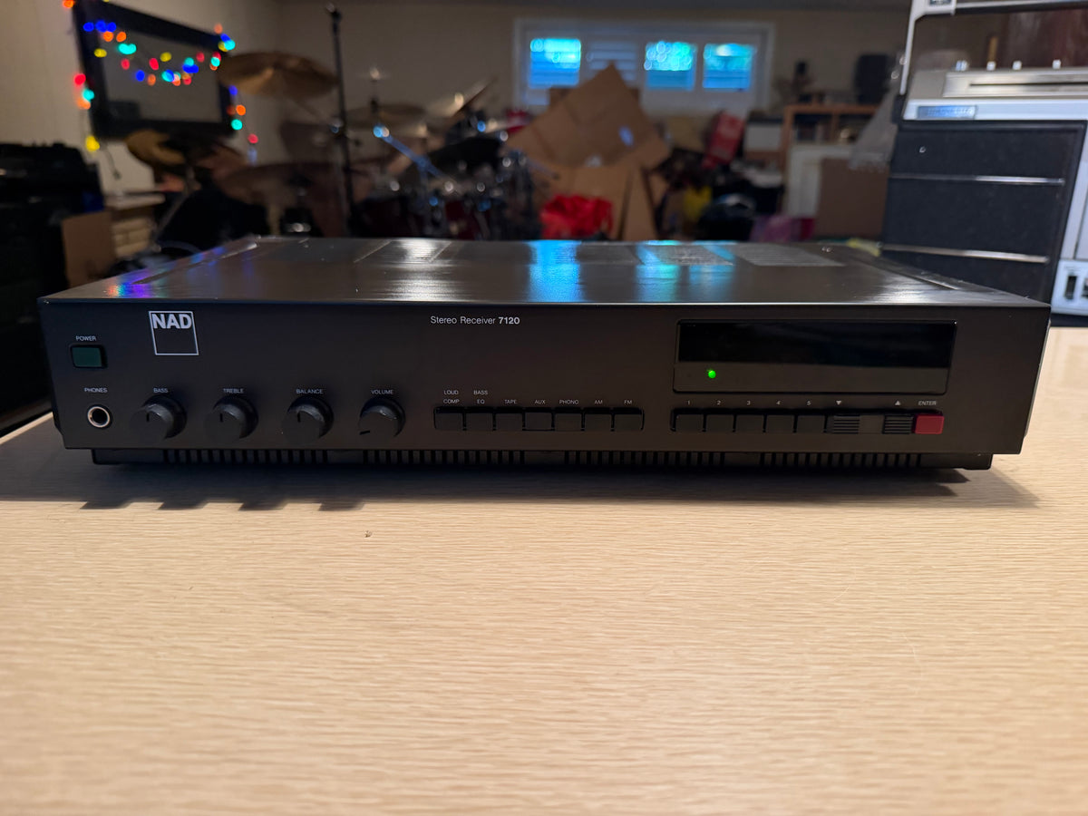 Vintage NAD Model 7120 Stereo Receiver Serviced Works Great Very Rare Reliable🎶