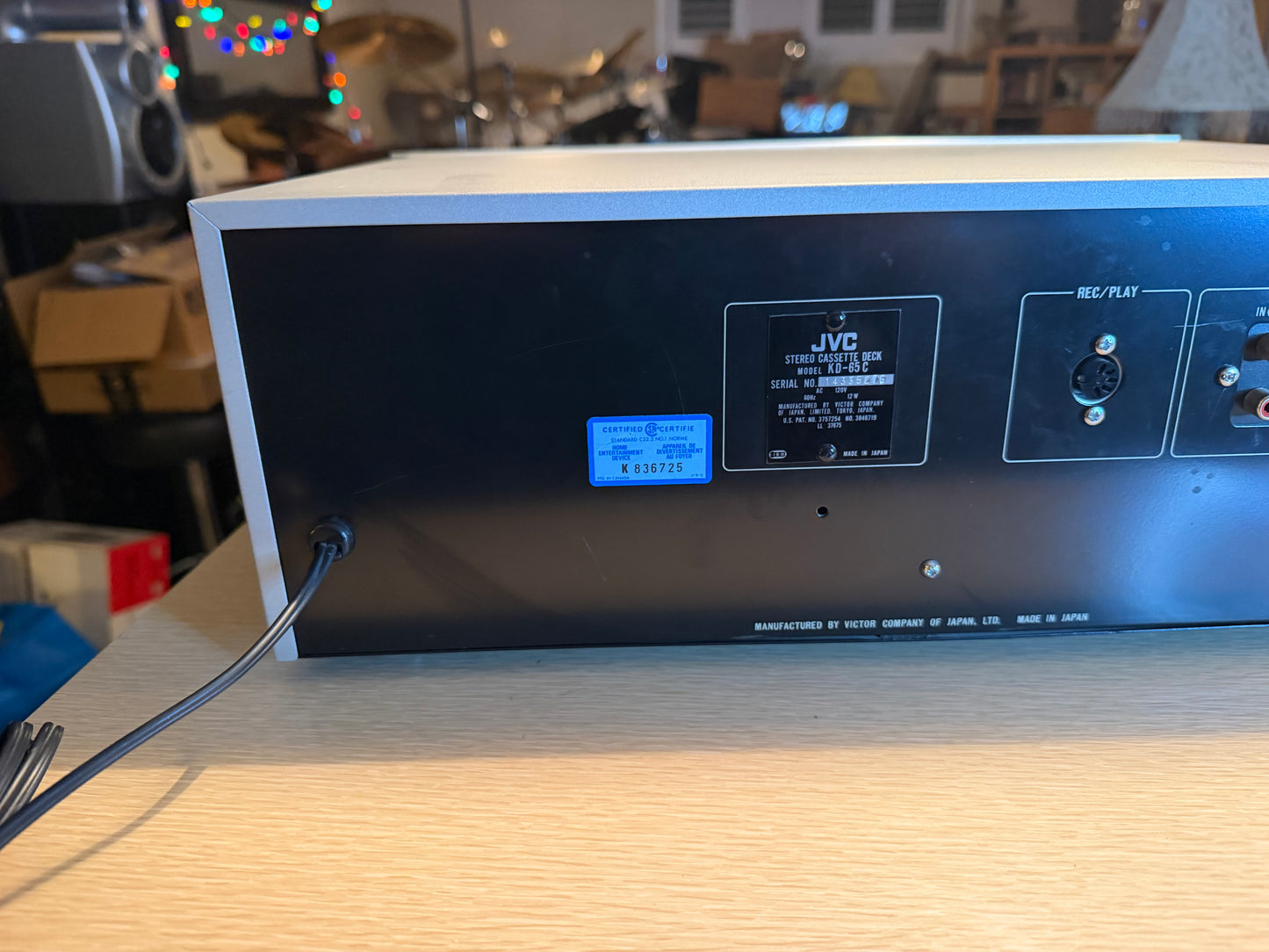 Very Cool JVC KD-65 Cassette Deck – Just Serviced, New Belt Beauty Read🔥🎶