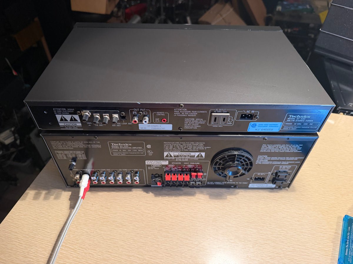 Technics SU-G95 Amplifier + ST-K50 Tuner Dolby Pro-Logic Surround Japan Serviced