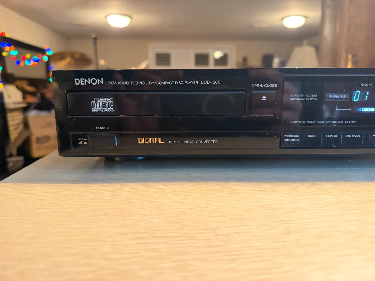 Denon DCD-500 PCM Audio Technology/Compact Disc Player Full Fresh Service Beauty