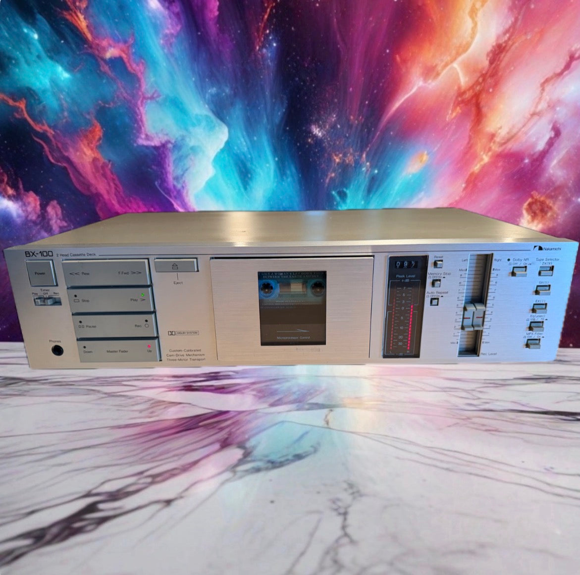 Nakamichi BX-100 Cassette Deck...GEAR Drive!...OEM Box...Pro Serviced! Beauty✅