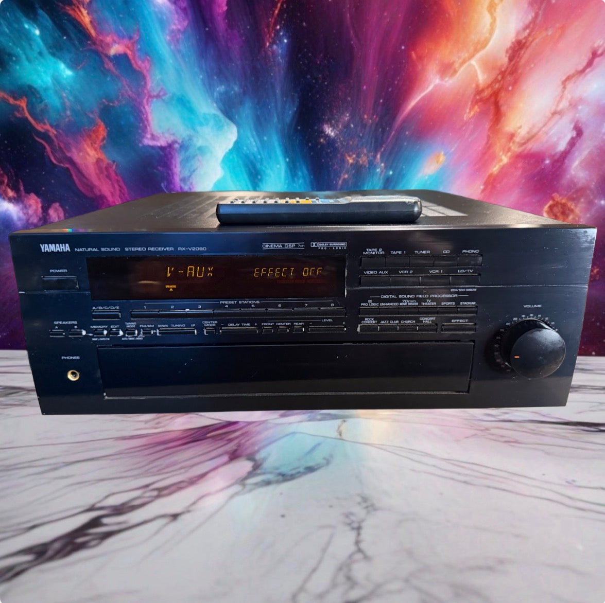 Yamaha RX-V2090 Natural Sound Stereo Receiver Cinema DSP 100WPC MONSTER Serviced