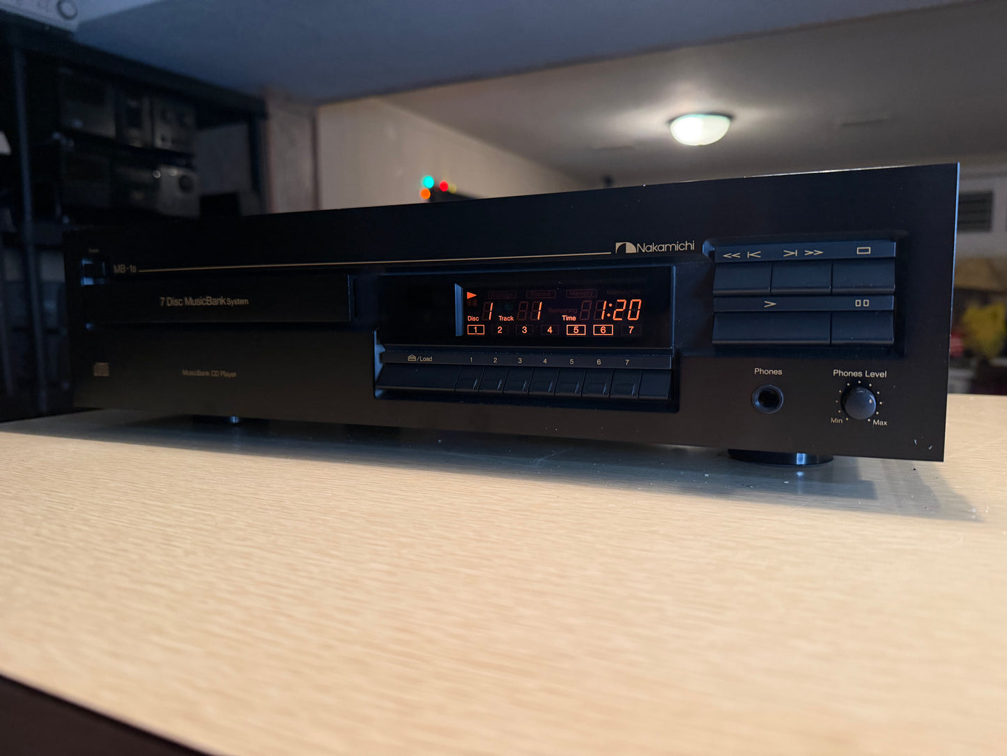 RARE Nakamichi MB-1 Musicbank CD Player Very High Fidelity Tested Sounds Great🎶