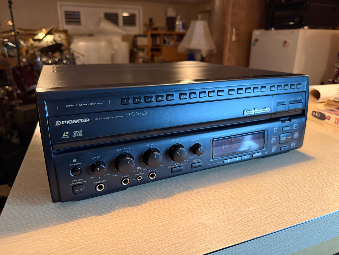 SERVICED🔥 Pioneer CLD-V720 Laser Disc CD CDV  Player With Remote. Works Great