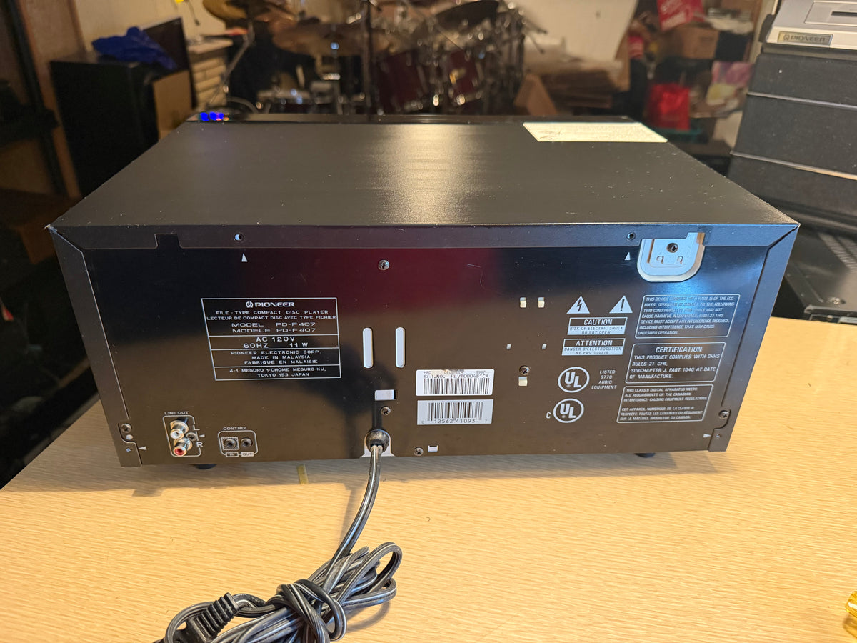 Pioneer PD-F407 25-Disc CD File Changer Player Serviced Tested works Smooth🔥🎶