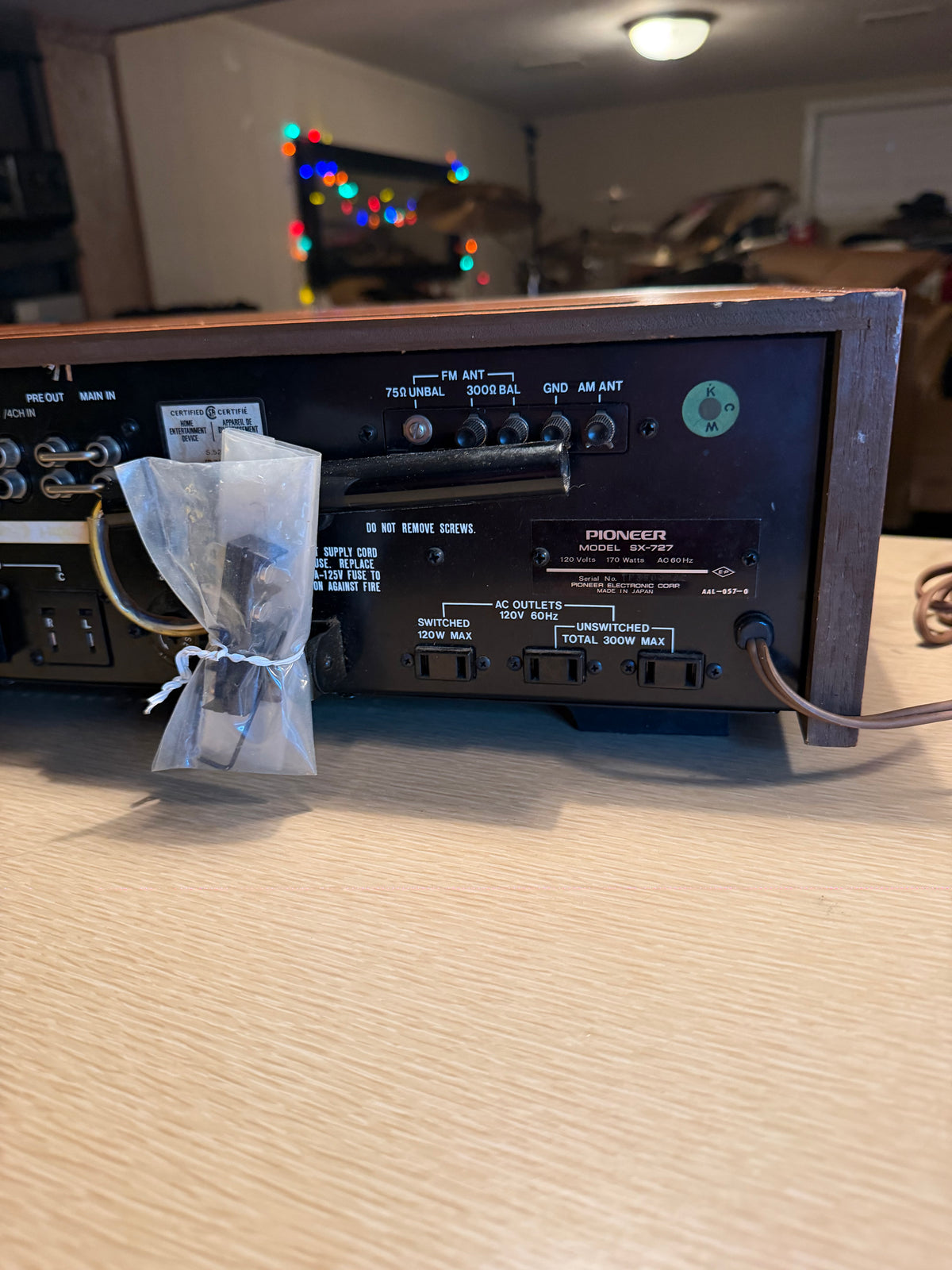 Near Mint Serviced Pioneer SX-727 Vintage Stereo Receiver With OEM Box Beauty🎶
