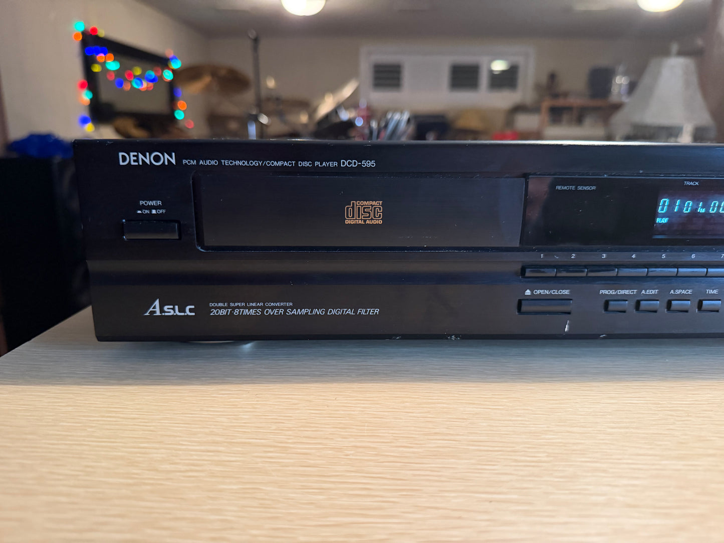 Denon DCD-595 PCM Audio Technology/Compact Disc Player Full Fresh Service Beauty