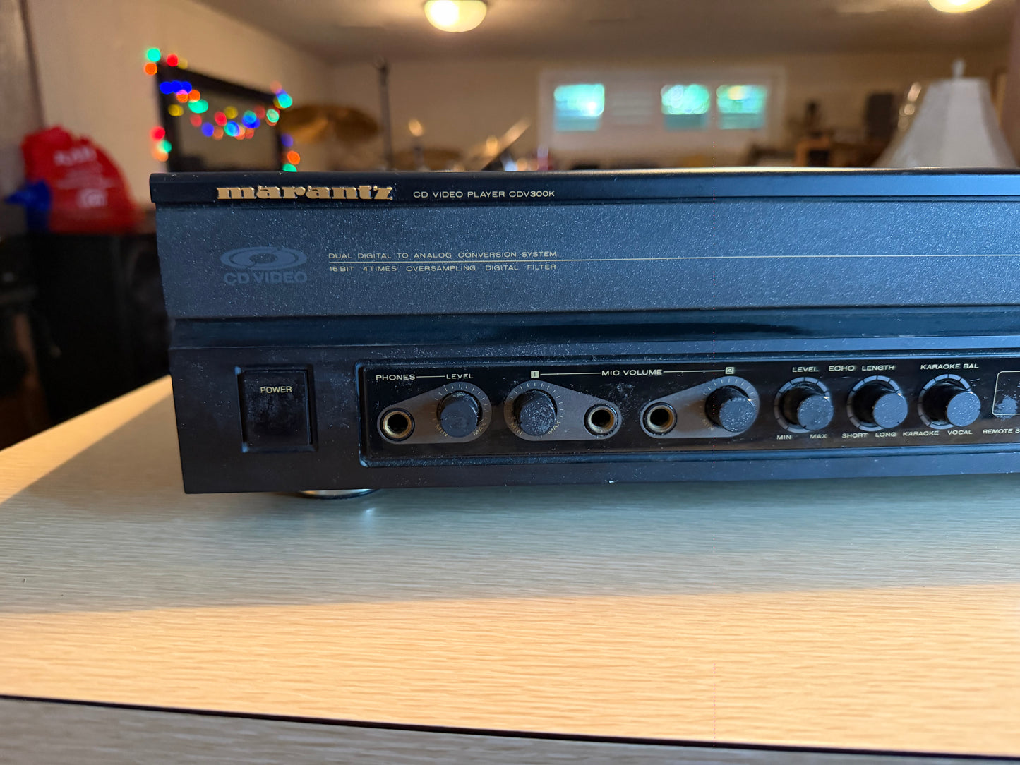 Marantz CDV300K Laserdisc Player Extraordinarily Rare Pro Service New Remote🔥